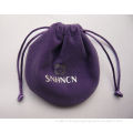 Vogue Mini Velvet Jewellery Pouches / Velour Drawstring Bags For Wedding Gifts Packaging